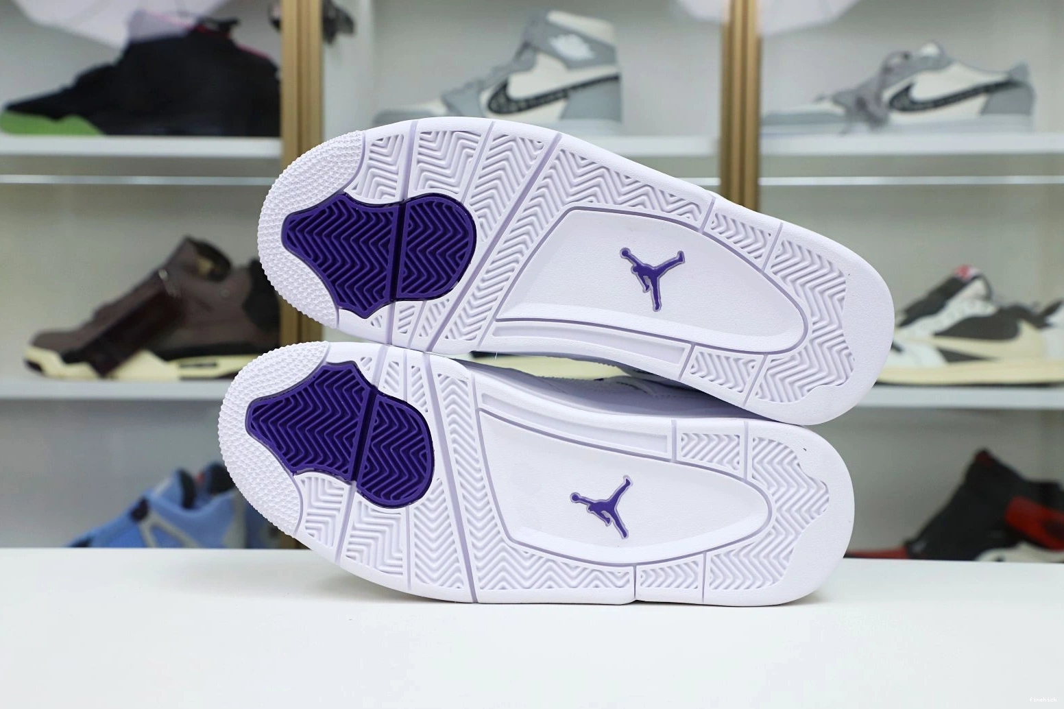 METALLIC 4 AIR JORDAN PURPLE 0807